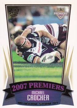2007 Select Premiers Melbourne Storm #PC20 Michael Crocker Front